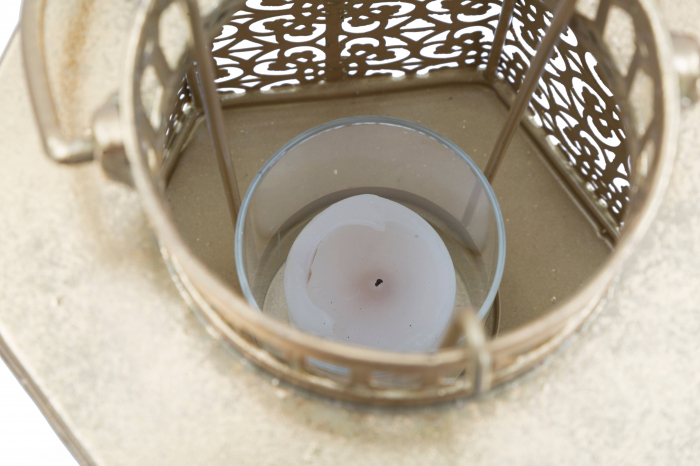 Felinar auriu aspect oriental sofisticat CreativDeco [4]