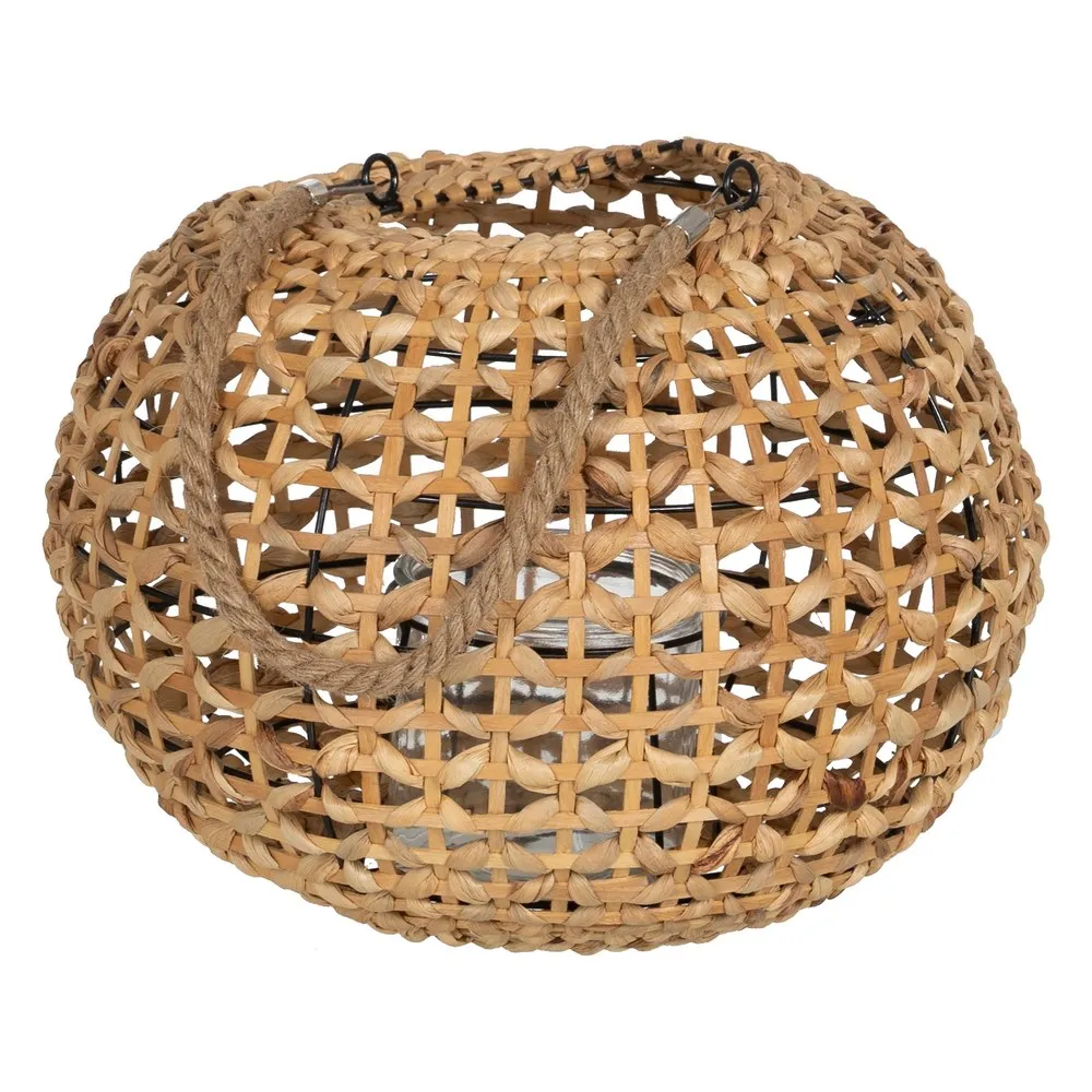 Felinar Rotund din Fibre Naturale | Felinare Decorative Mari [1]