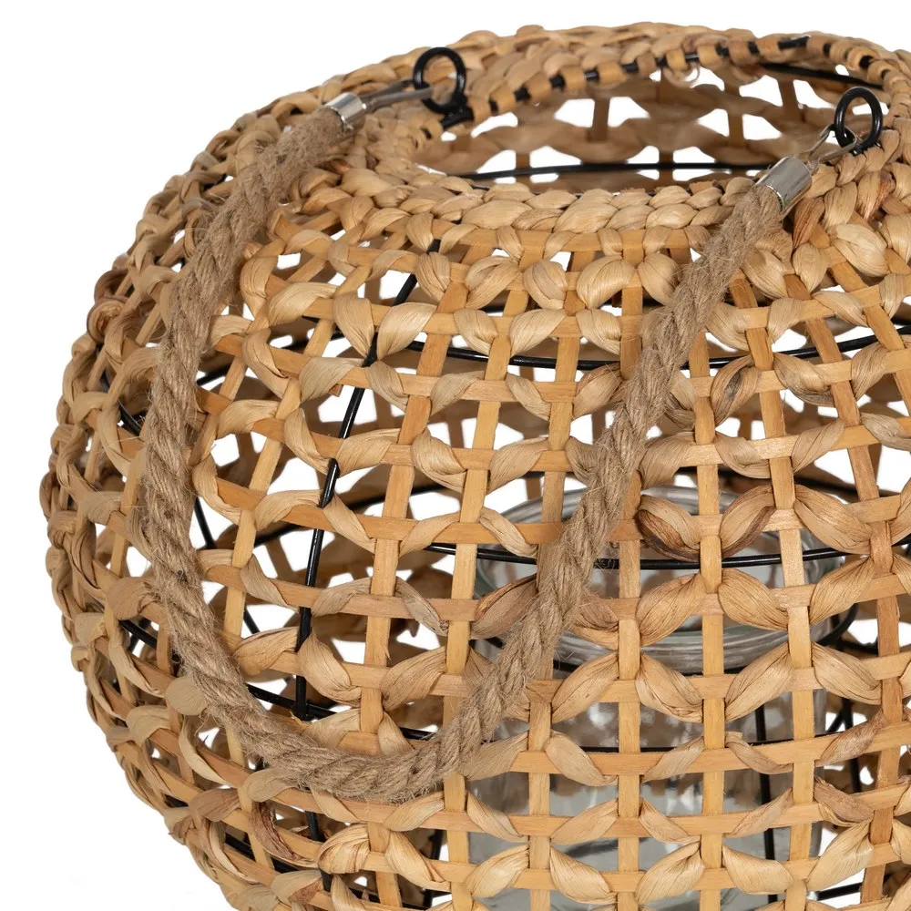 Felinar Rotund din Fibre Naturale | Felinare Decorative Mari [3]