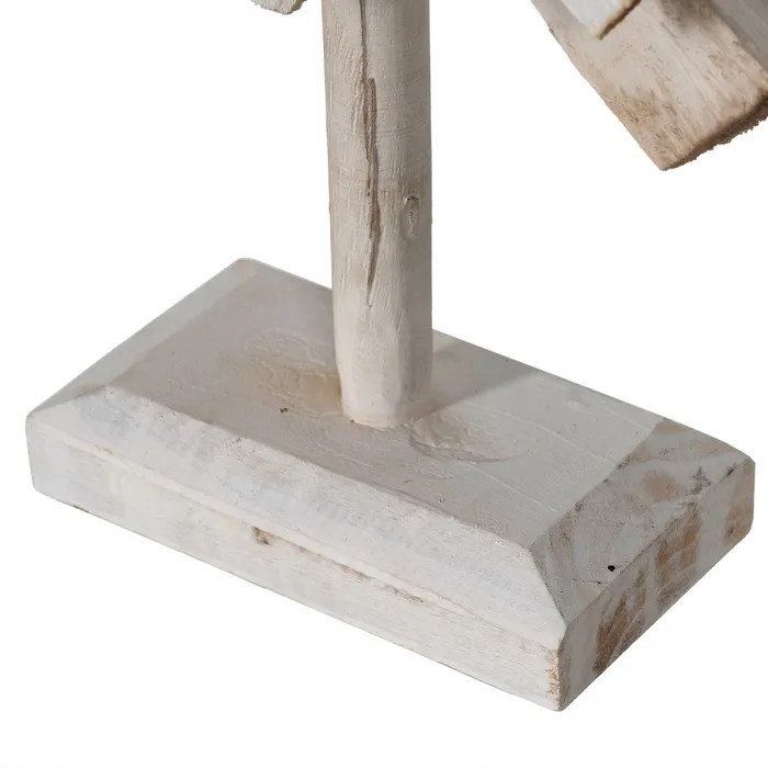 Figura brad alb stea lemn paulownia|Decoratiuni festive elegante [7]