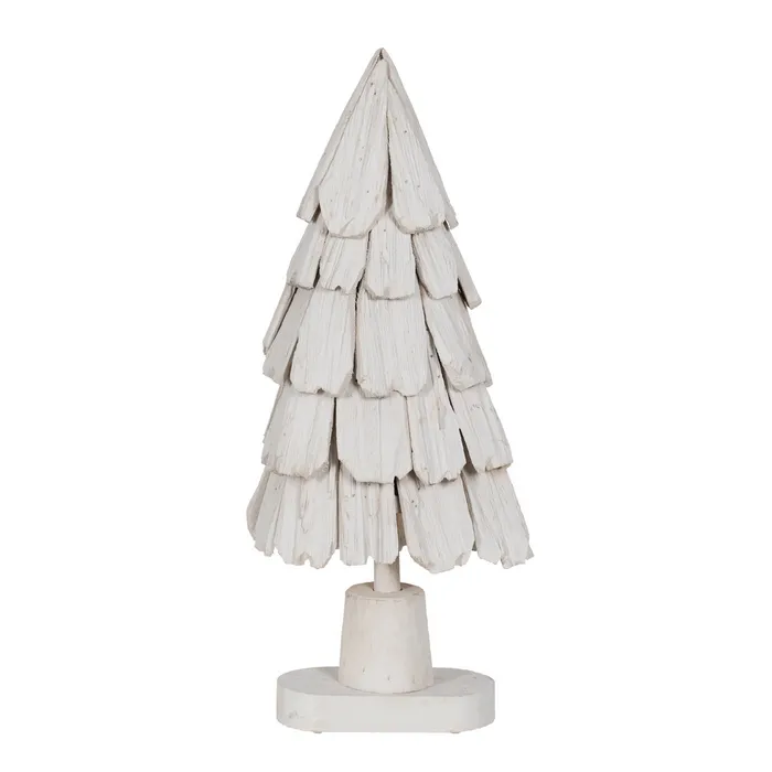 Figura brad lemn alb finisaj natural|Decoratiuni moderne rafinate [1]