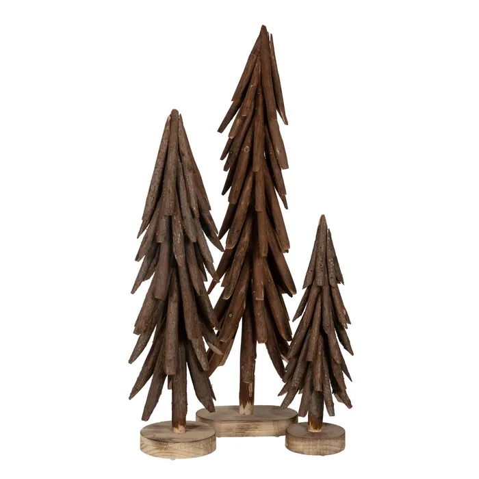 Figura brad lemn paulownia|Decoratiuni rustice festive [3]