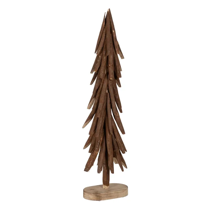 Figura brad lemn paulownia|Decoratiuni rustice festive [4]