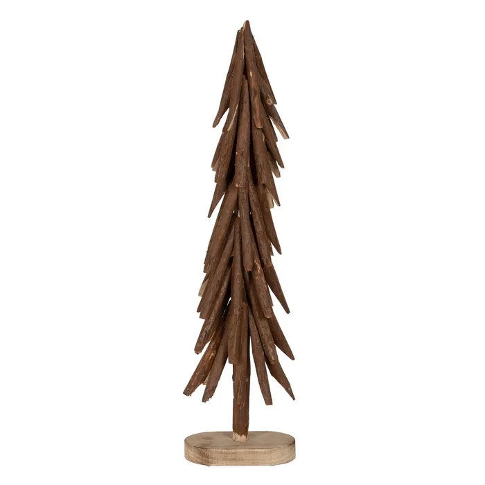 Figura brad lemn paulownia|Decoratiuni rustice festive [1]