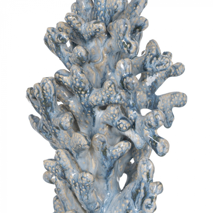 Decor coral ceramica albastra pentru vitrine sau polite|Figurine moderne pentru interioare stilate [3]