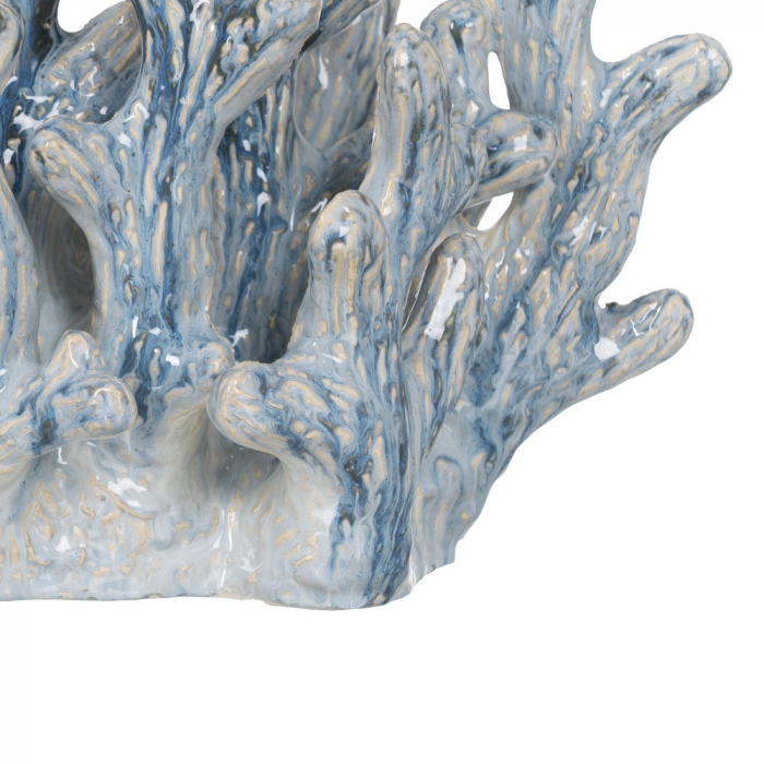 Coral ceramica decorativ pentru decor marin|Figurine albastre pentru interioare elegante [4]