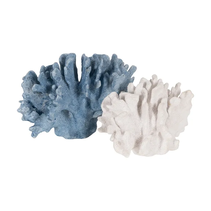 Figurina coral rasina alba contemporana|Decoratiuni marine naturale [2]