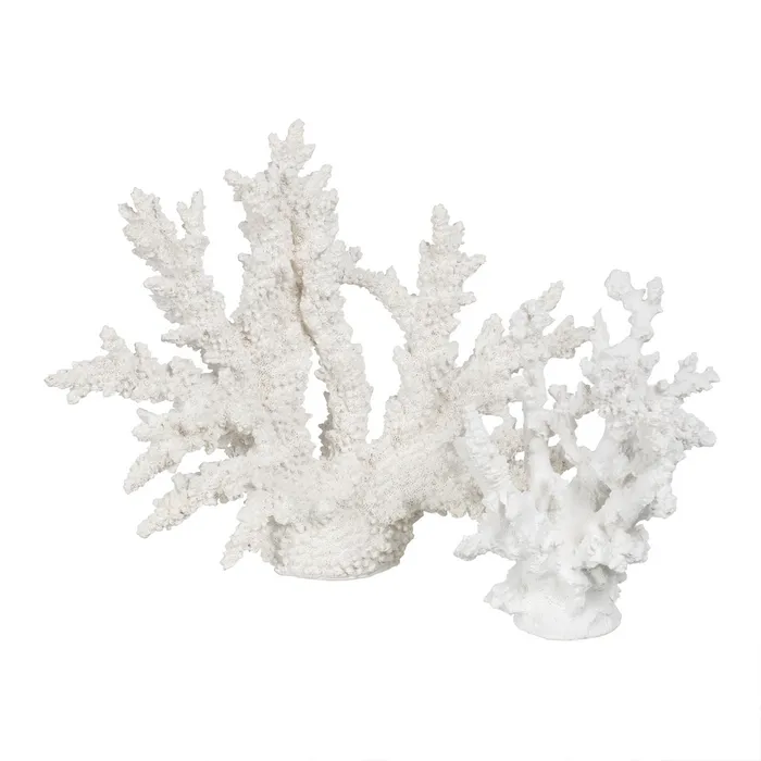 Figurina coral mare rasina alba|Decoratiuni marine rafinate [2]