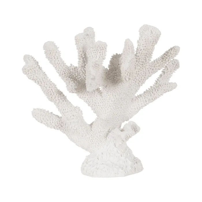 Figurina coral mare rasina alba|Decoratiuni marine elegante [1]