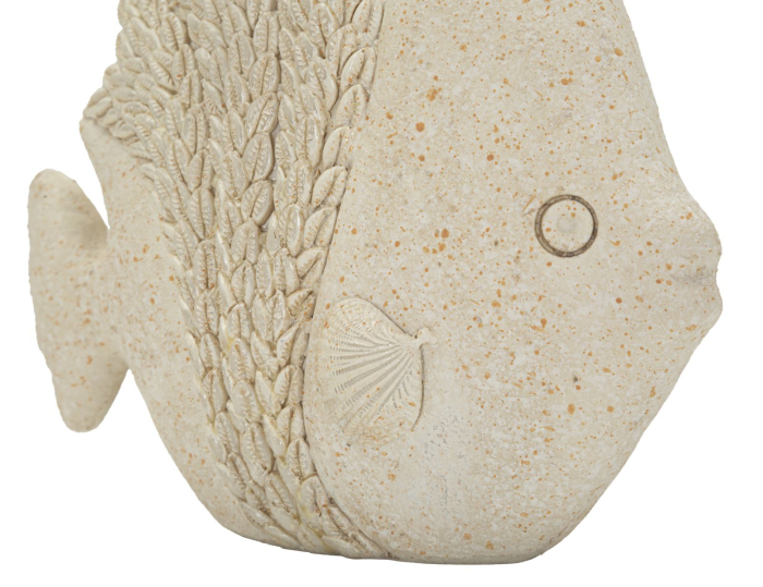 Figurina decorativa peste bej cu efect nisip din polirasina [5]