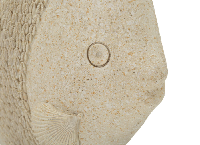 Figurina decorativa peste bej cu efect nisip din polirasina [4]