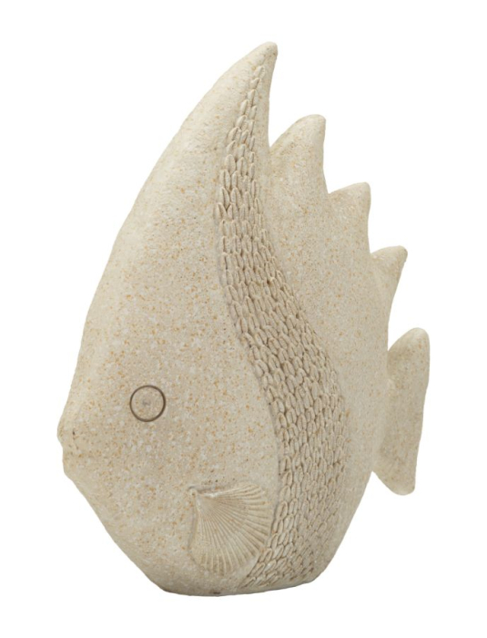 Figurina decorativa peste bej cu efect nisip din polirasina [3]