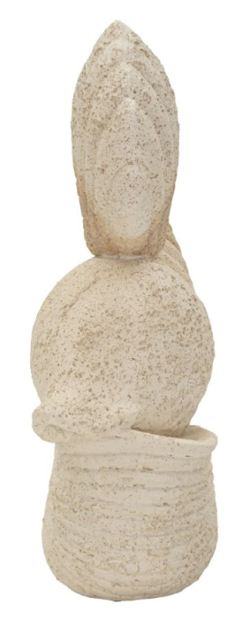 Figurina decorativa scoica bej cu efect nisip din polirasina [3]