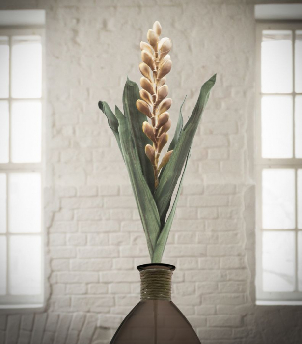 Floare Aloe galbena artificiala CreativDeco - Energie pozitiva in decor [4]