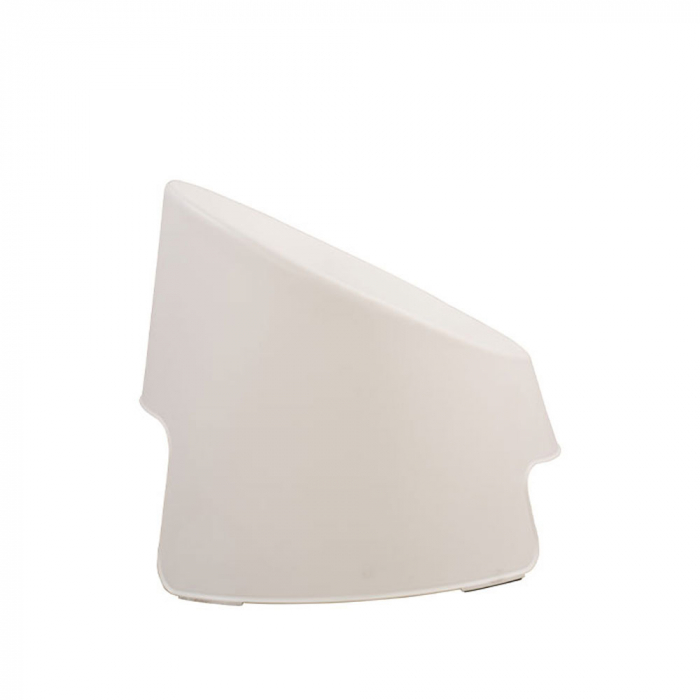Scaun fotoliu alb curbat exterior stivuibil – model UOVO [3]