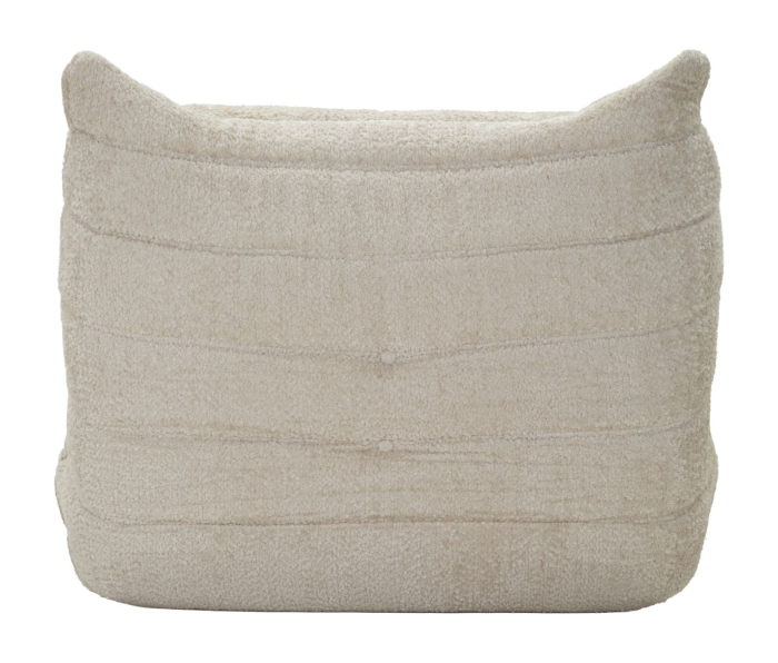 Fotoliu alb stofa boucle design organic 103 cm [8]