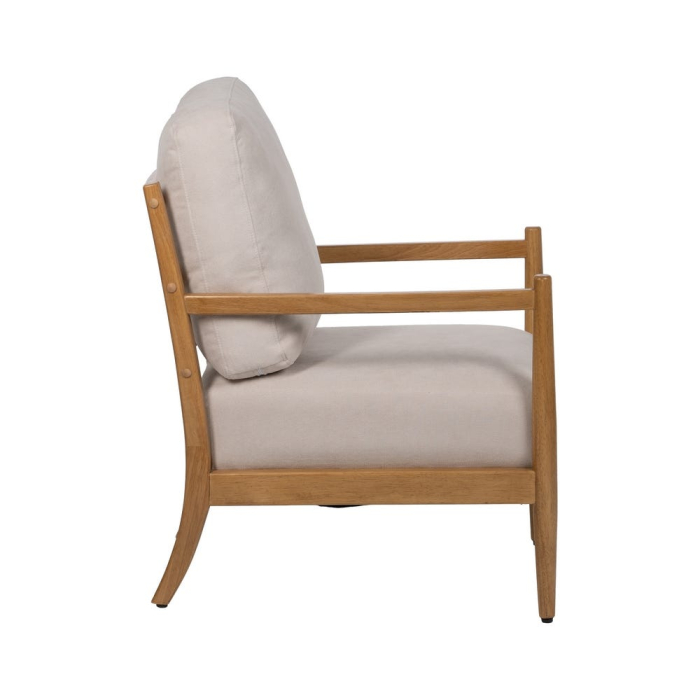 Fotoliu alb-natural lemn si MDF|Fotolii moderne pentru decor elegant [3]