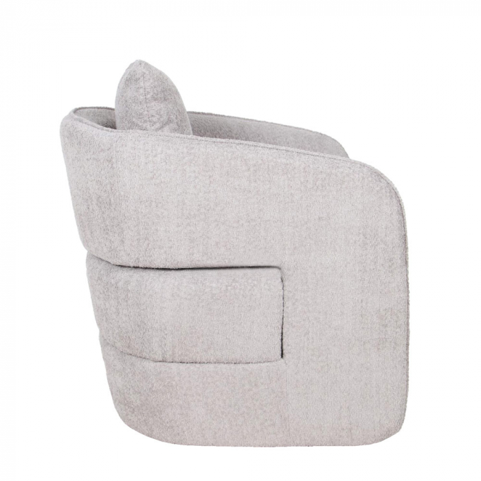 Fotoliu bej Bien chenille relaxare [3]