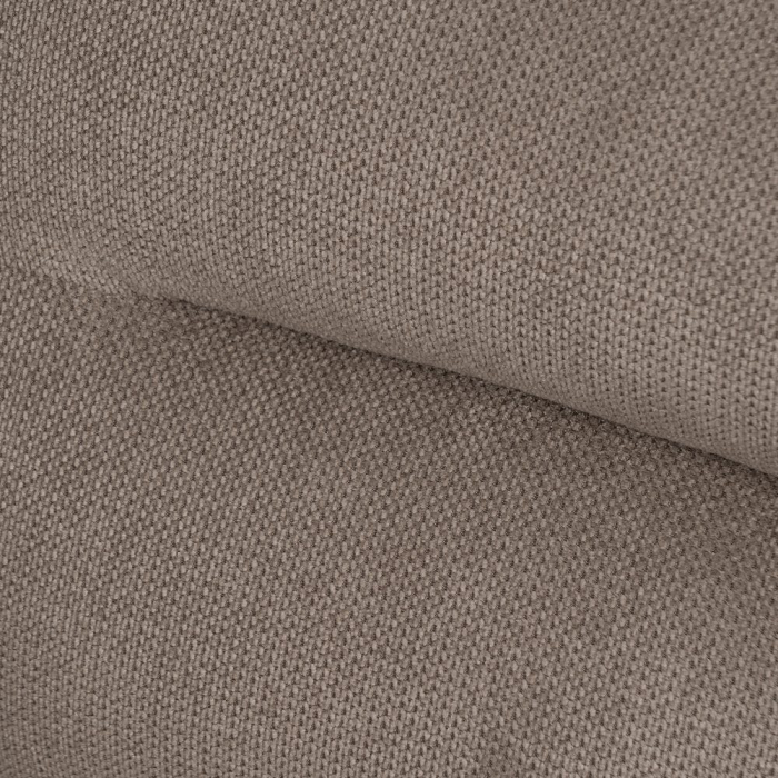 Fotoliu taupe tapițat cu structură metalică și design modern [8]