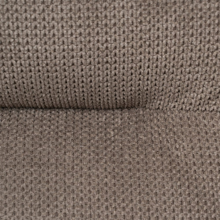 Fotoliu taupe tapițat cu structură metalică și design modern [11]