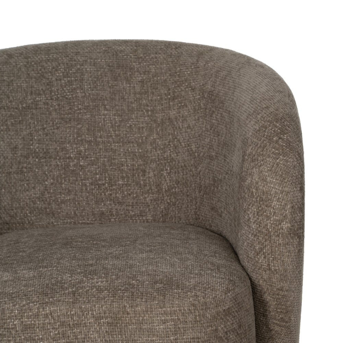 Fotoliu bej tapițat din material textil modern [5]