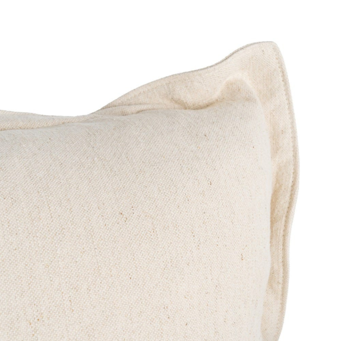 Fotoliu bej tapitat din stofă naturală cu perne generoase [6]