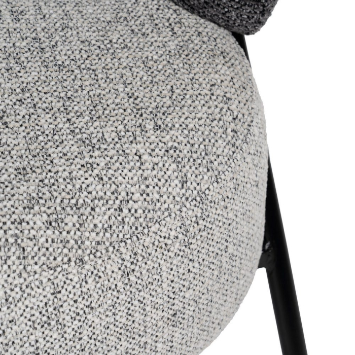 Fotoliu bicolor din stofă și metal [8]