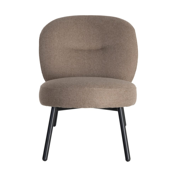 Fotoliu compact tapițat kaki cu spătar rotunjit [7]