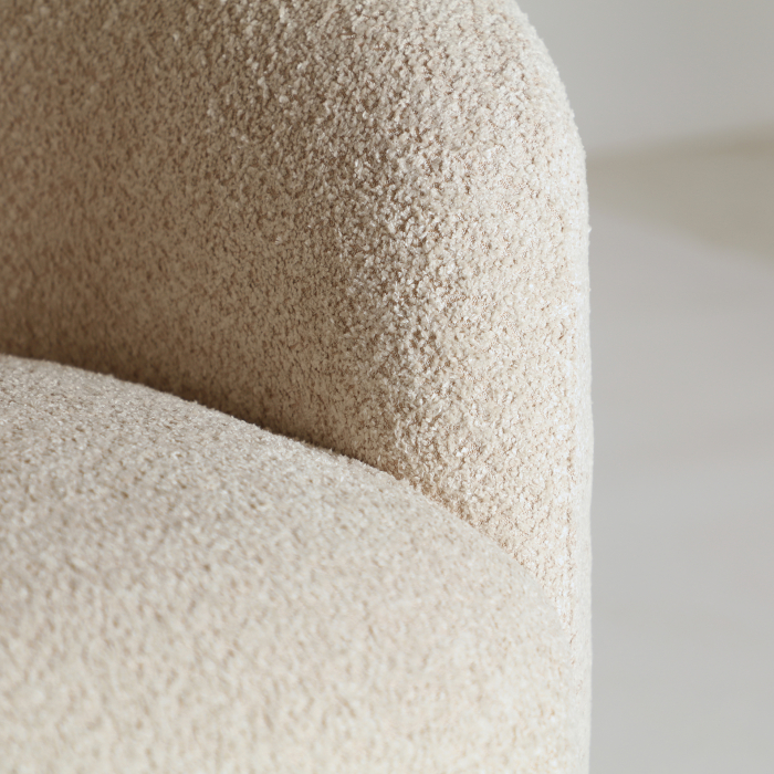 Fotoliu bucle art deco crem|Fotolii moderne premium [3]