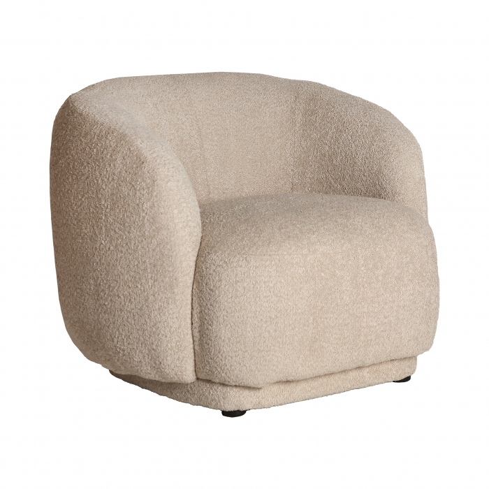 Fotoliu bucle art deco crem|Fotolii moderne premium [1]