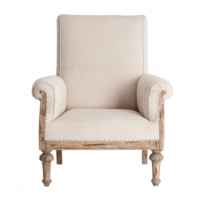 Fotoliu crem lemn tropical|Fotolii shabby chic elegante [1]