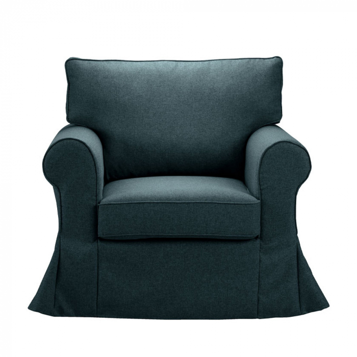 Fotoliu cu husă Ashley albastru – întreținere ușoară și design elegant [3]