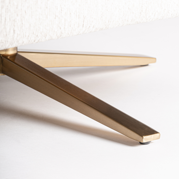 Fotoliu Art Deco catifea alb antic|Fotolii elegante living [8]