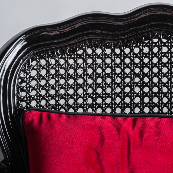 Fotoliu catifea rosie colonial|Fotolii elegante de calitate [7]