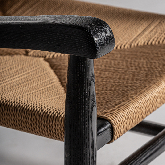Fotoliu Art Deco cauciuc reciclat negru natural|Fotolii eco-friendly [6]