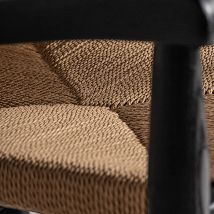 Fotoliu Art Deco cauciuc reciclat negru natural|Fotolii eco-friendly [7]