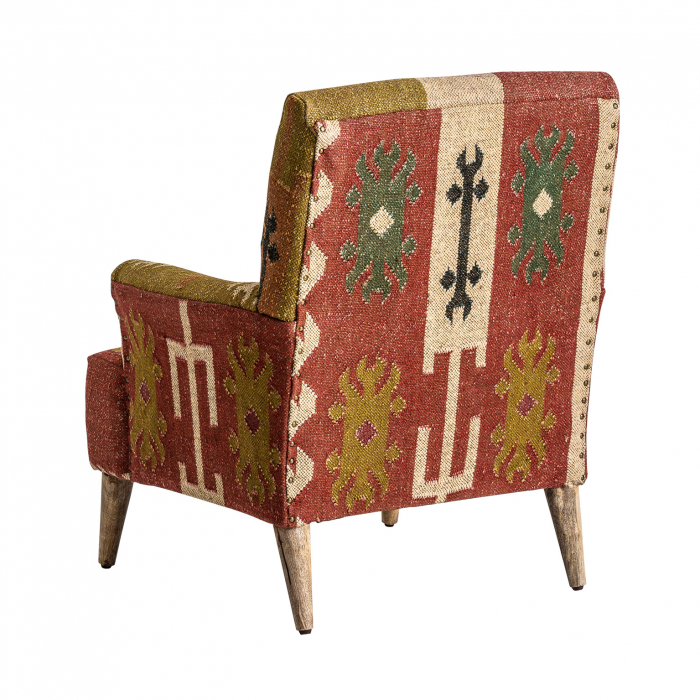 Fotoliu vintage mango iuta kilim|Fotolii retro [4]