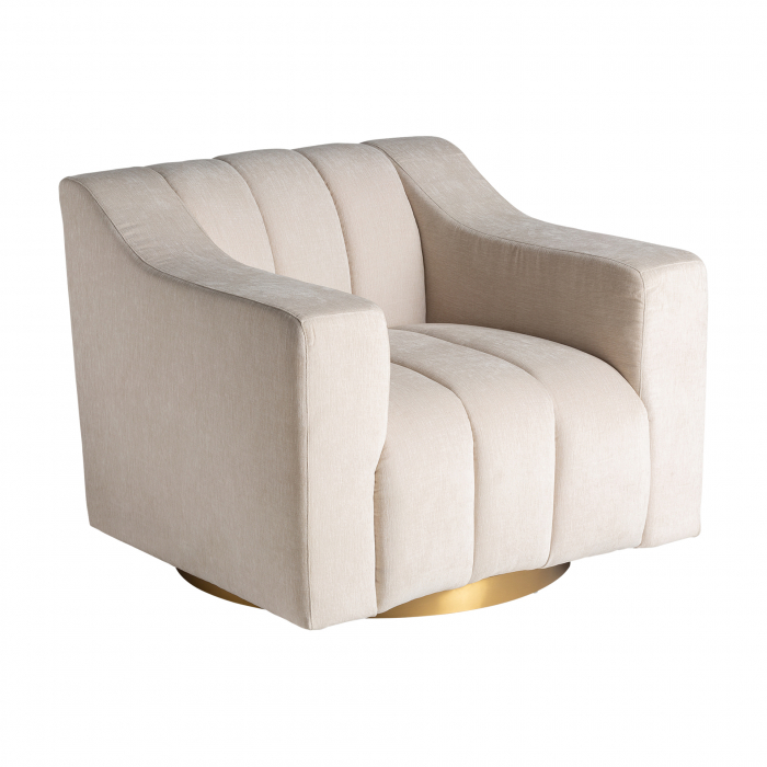 Fotoliu Art Deco alb auriu|Fotolii luxoase [1]