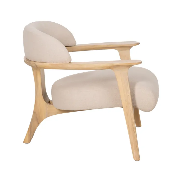 Fotoliu din lemn de teak modern pentru living|Fotolii din lemn pentru decoruri contemporane [3]
