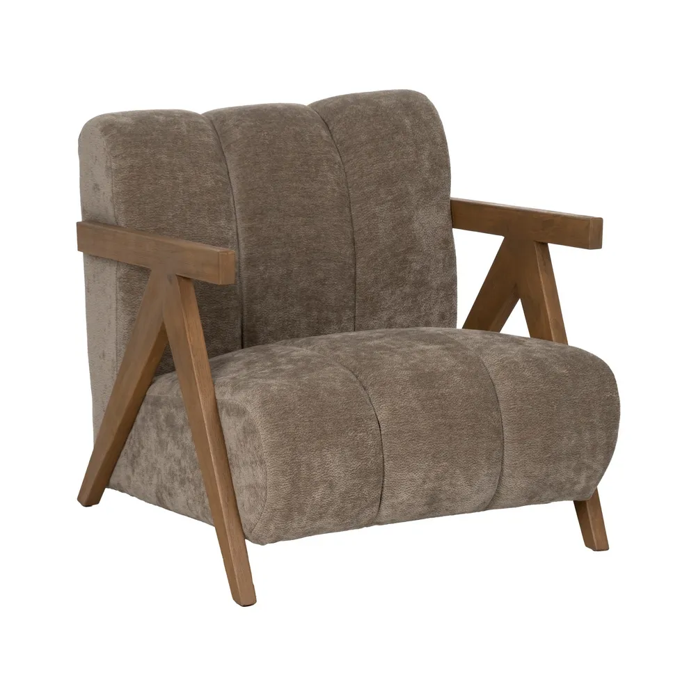 Fotoliu taupe mesteacăn|Mobilier rustic confortabil [2]