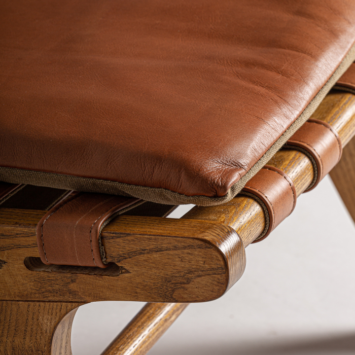 Fotoliu Art Deco piele maro | Fotolii rafinate [5]