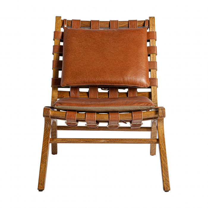 Fotoliu Art Deco piele maro | Fotolii rafinate [2]