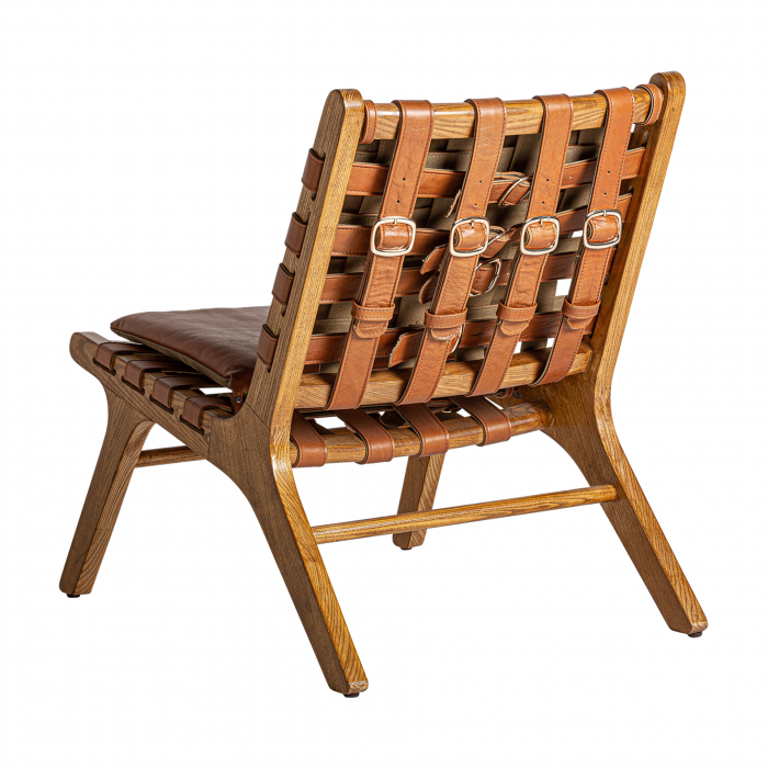 Fotoliu Art Deco piele maro | Fotolii rafinate [4]