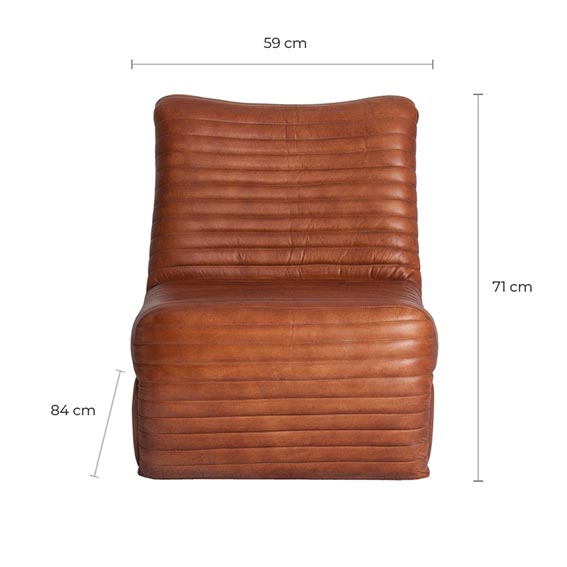 Fotoliu vintage piele maro | Fotolii confortabile [6]