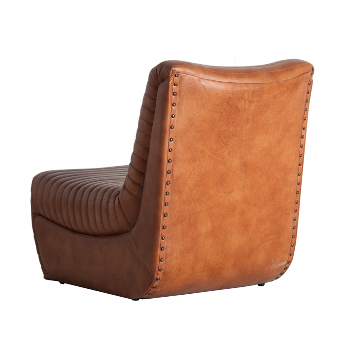 Fotoliu vintage piele maro | Fotolii confortabile [4]