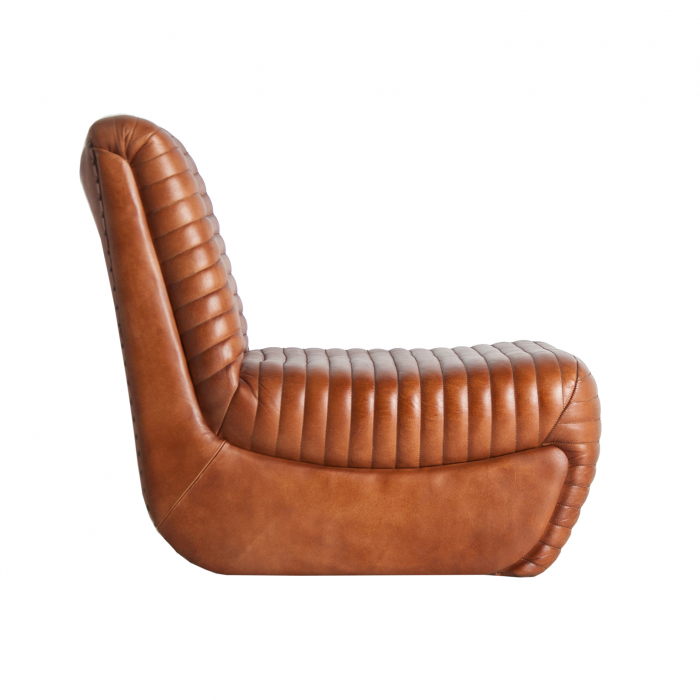 Fotoliu vintage piele maro | Fotolii confortabile [3]