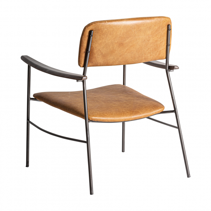 Fotoliu vintage piele maro | Fotolii confortabile [4]