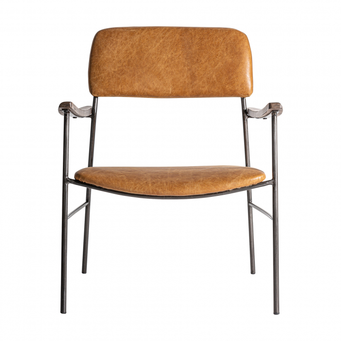Fotoliu vintage piele maro | Fotolii confortabile [2]