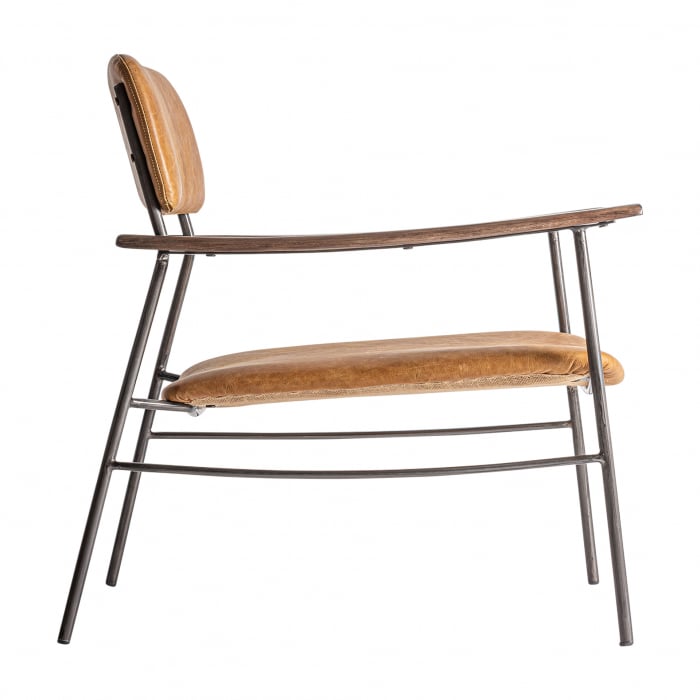 Fotoliu vintage piele maro | Fotolii confortabile [3]