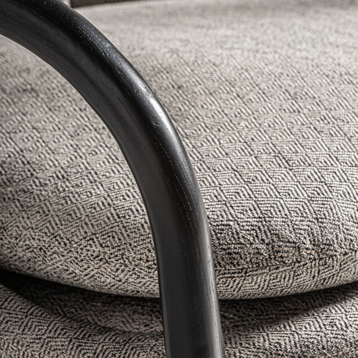 Fotoliu Art Deco gri | Fotolii elegante living [5]